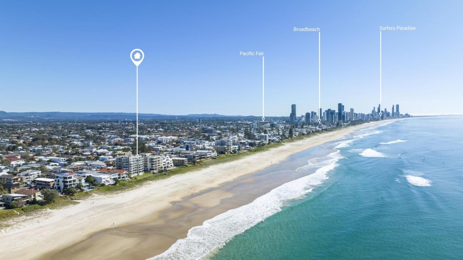 Foreshore Beachfront Apartments Gold Coast Exterior foto
